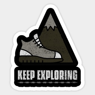 Keep exploring Sticker